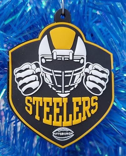 Miniatura 4 de Pittsburgh - Juego de adornos navideños de 6 piezas para el equipo de fútbol