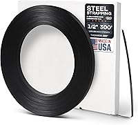 Vista 15 de IDL Packaging Bobina de fleje de acero de 1/2 "x 0.020" x 200 pies (resistencia a la rotura de 1100 libras) en caja de tablero autodispensada