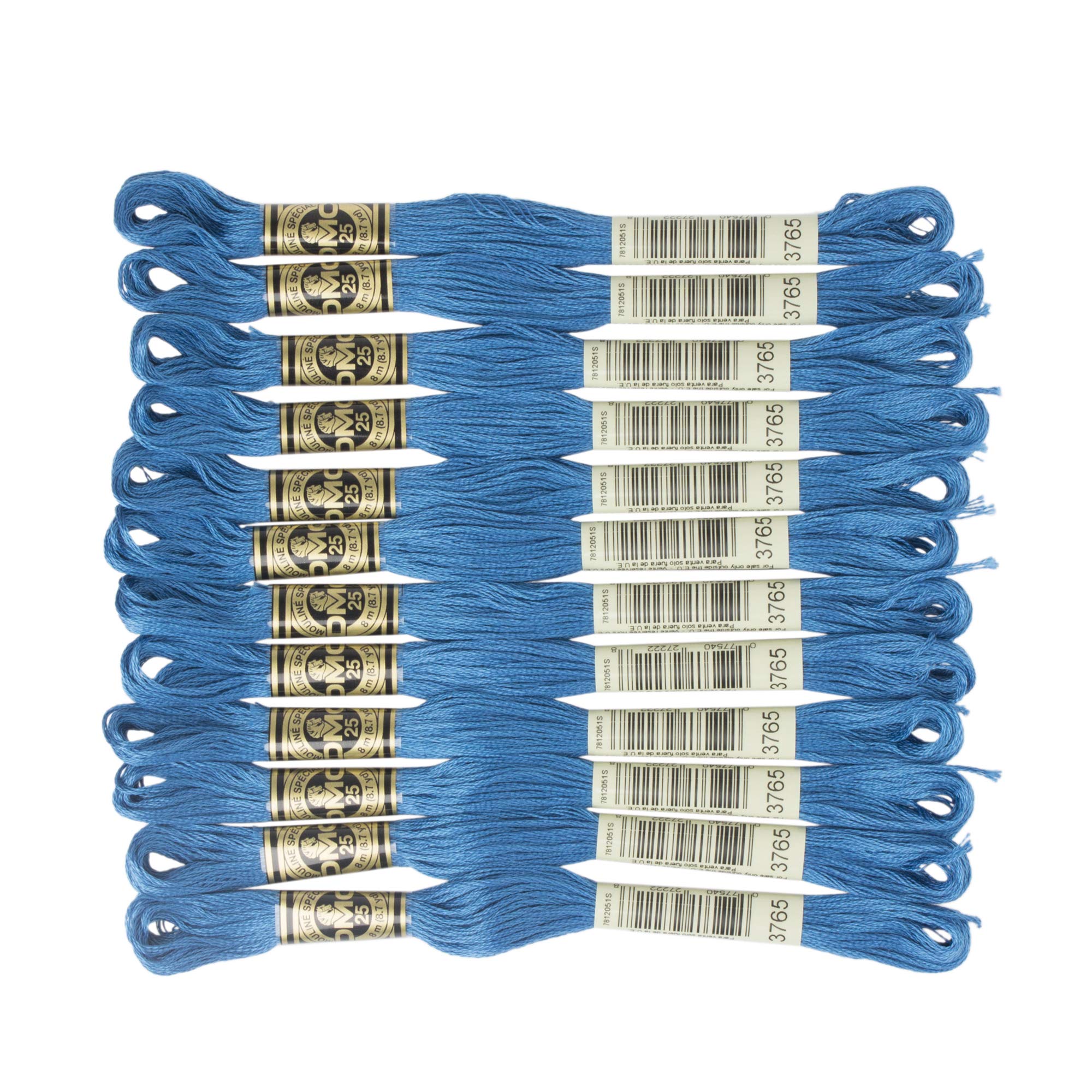 DMC 6-Strand Embroidery Cotton Floss, Very Dark Peacock Blue