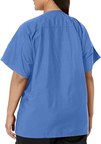 Landau Essentials Unisex Durable Reversible Tuckable V-Neck 1-Pocket Scrub Top 7502
