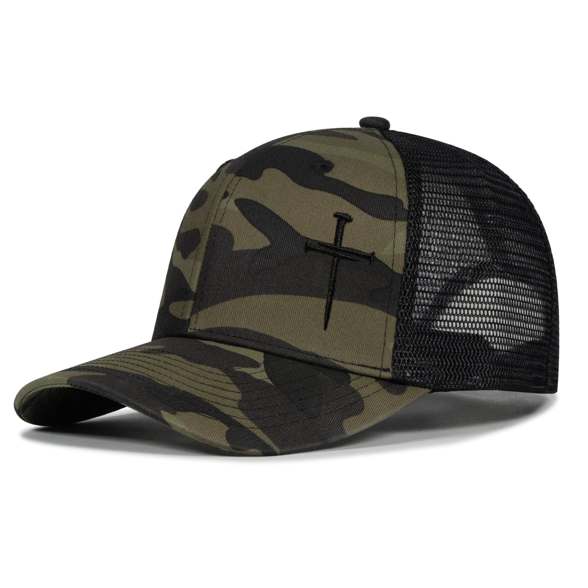 Christian Hats for Men Women,Jesus 3 Nail Cross Hat Christian Religious Gifts for Birthday/Christmas