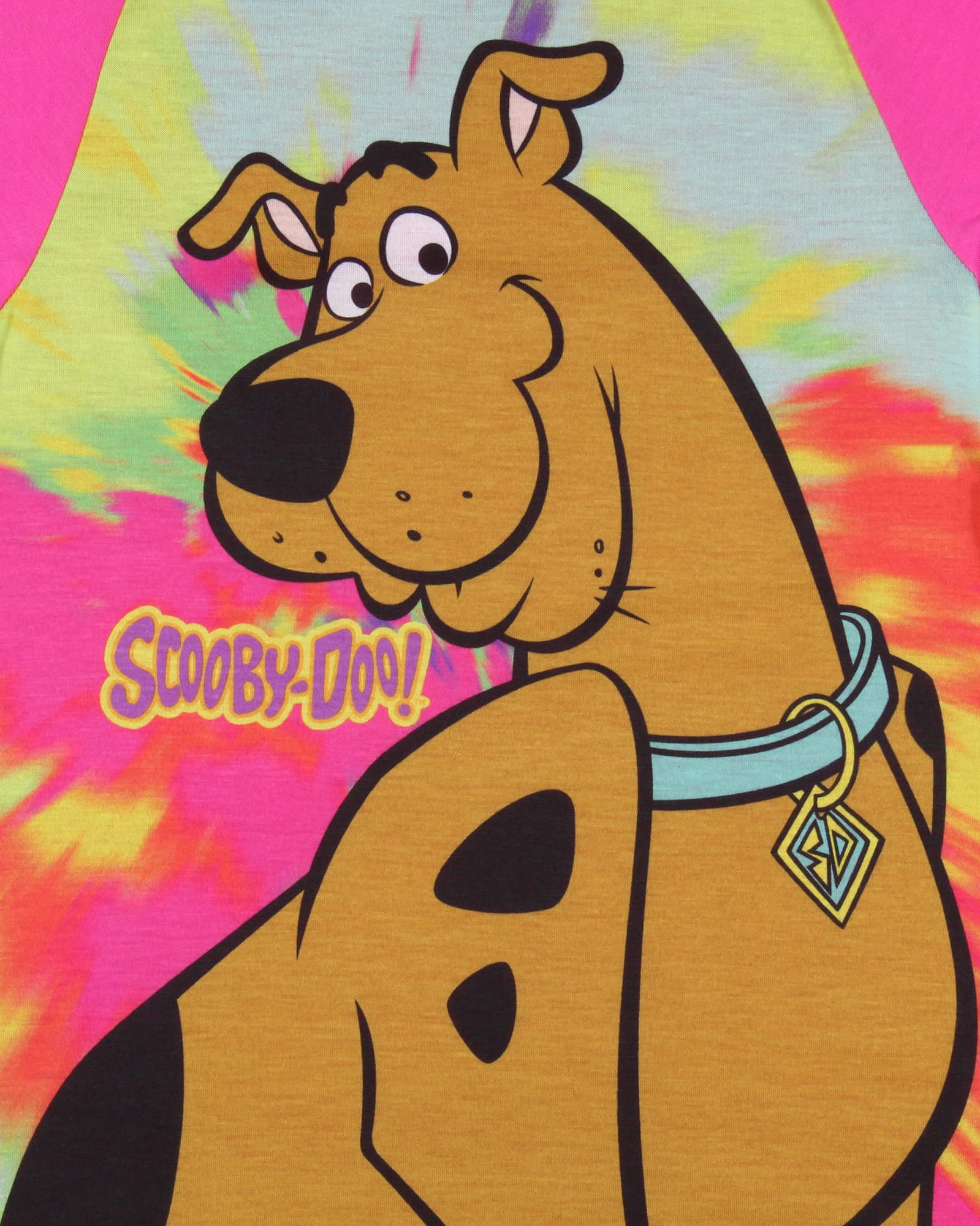 INTIMO Scooby-Doo - Camisón clásico de teñido anudado para niñas