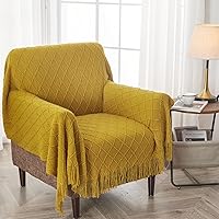 Vista 284 de inhand Knitted Throw Blankets for Couch and Bed, Soft Cozy Knit Blanket with Tassel, Black Lightweight Decorative Blankets and Throws, Farmhouse