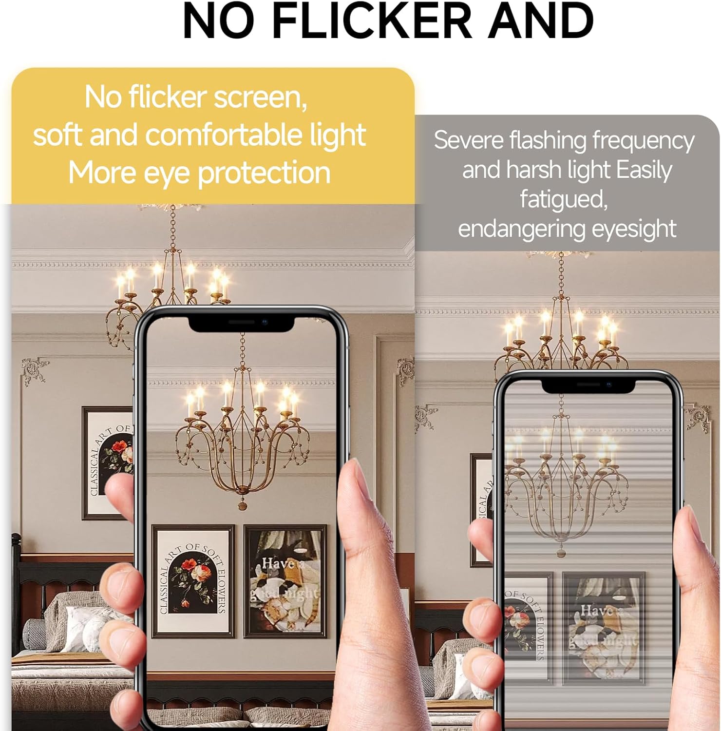 B11/C35 Type B LED Filament Candelabra Bulb, E12 Base, Dimmable, 40W Equivalent (4W), 3000K Soft White, 400LM, Milky White Glass - Compatible with Chandelier, Ceiling Fan - 6 Pack