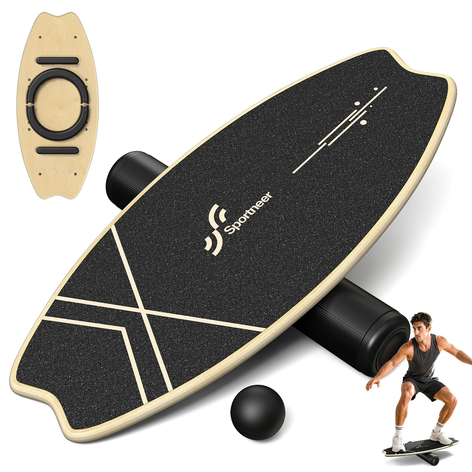 Amazon.com : Sportneer Balance Board: 7 Modes Wobble Board with