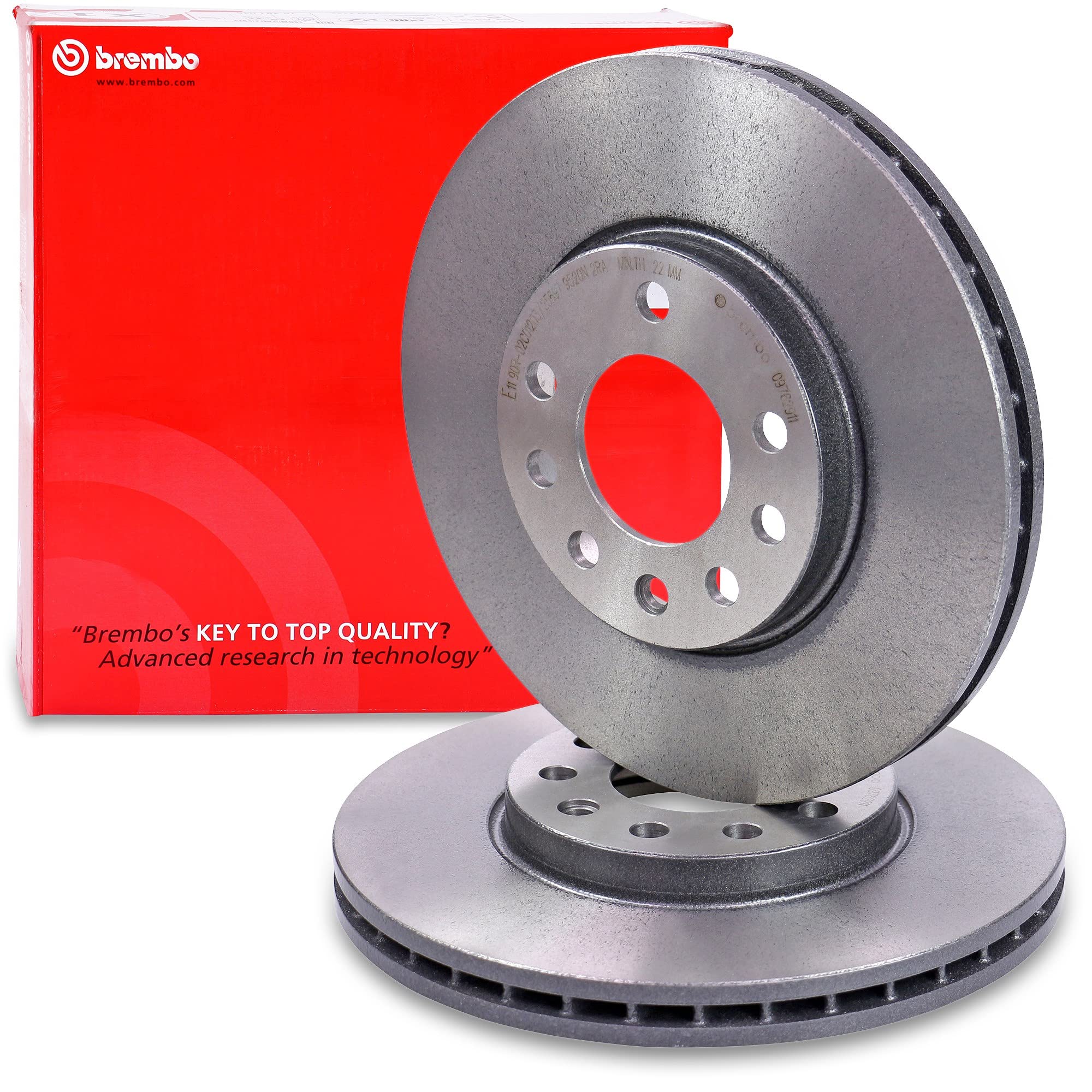 BREMBO Set di freni Coated Disc Line incl. dischi freno anteriori Ø 280 mm ventilati + posteriori Ø 264 mm pieni + pastiglie freno anteriori e posteriori