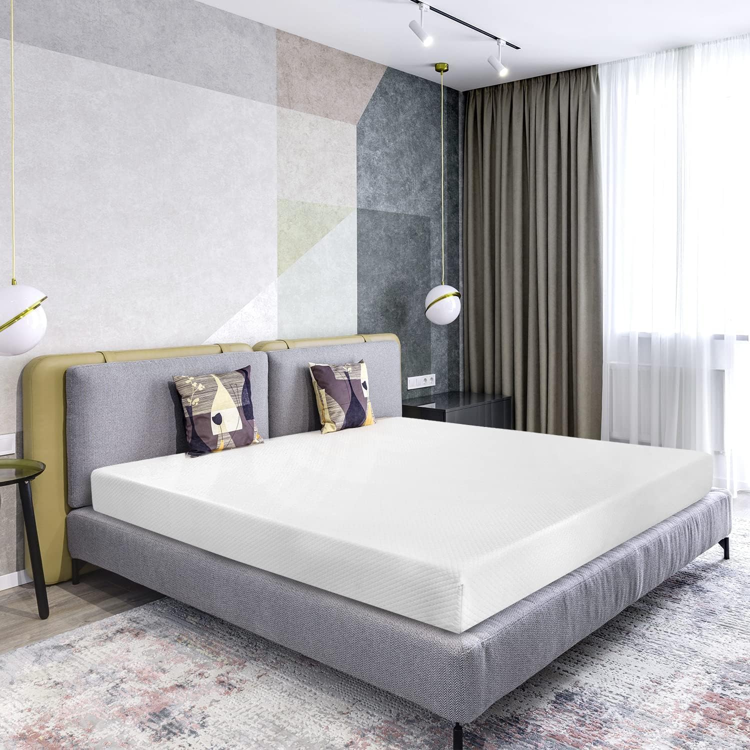 10 Inch Queen Gel Memory Foam Mattress Pressure Relieving, Cooling Gel