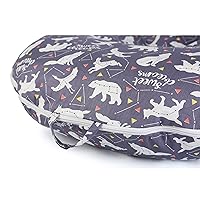 Vista 5 de IBraFashion Funda para tumbona Boppy original, hipoalergénica y lavable a máquina, funda de repuesto para tumbona del zodiaco neutro