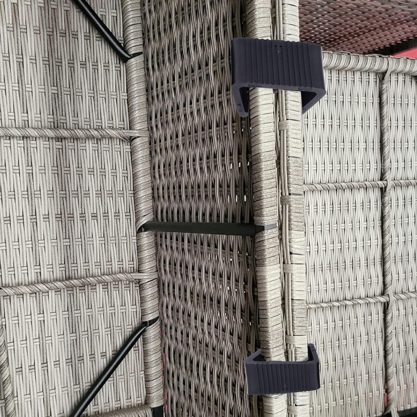 8 Szt. Klipsy Do Mebli Ogrodowych, łączniki Do Mebli Rattanowych Klipsy Do Kanap Segmentowych Sofa Do Mebli Do Mebli Ogrodowych Na Zewnątrz(5.25cm)