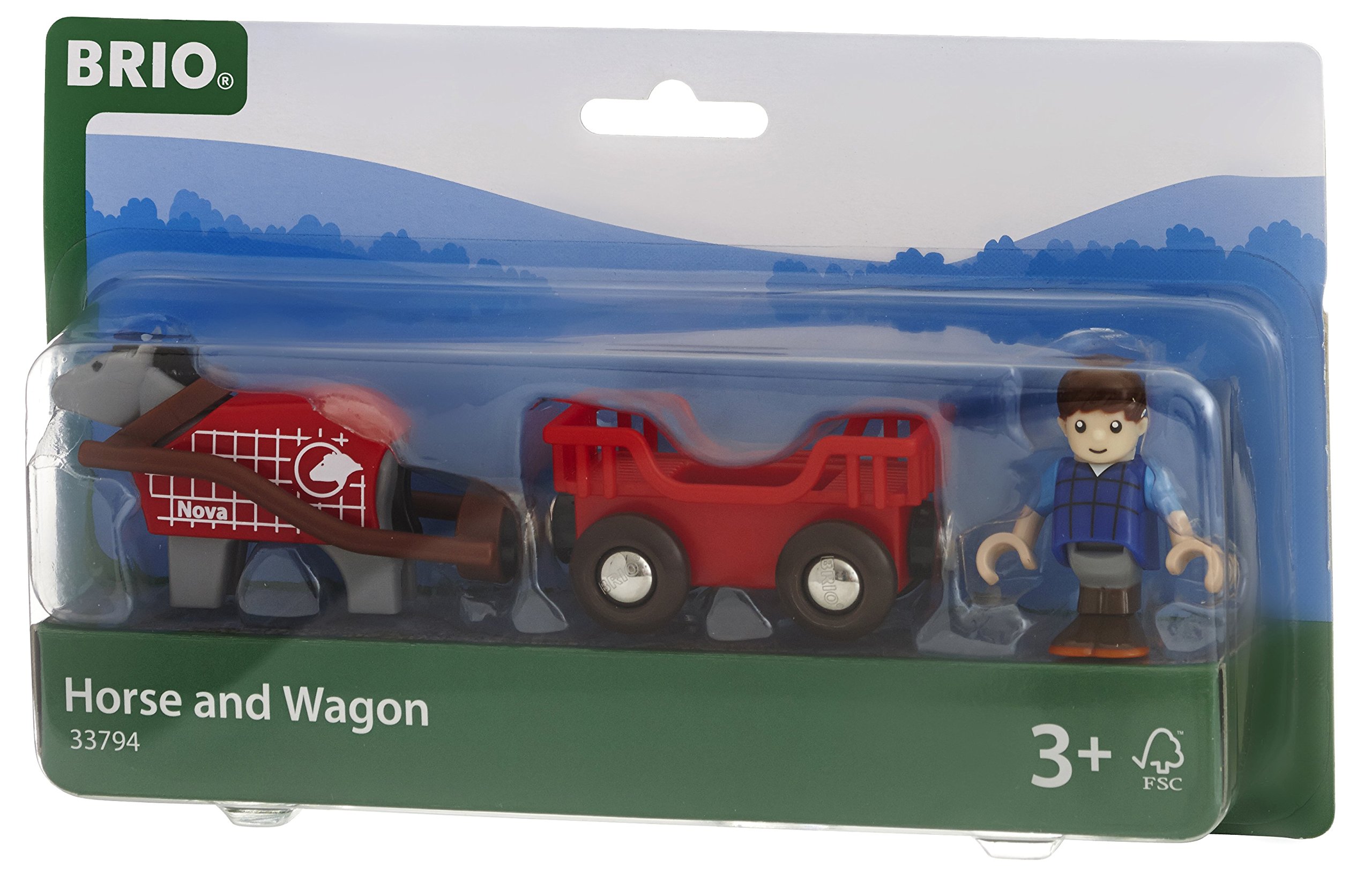 Amazon.co.jp: BRIO 馬とワゴン 33794 : おもちゃ