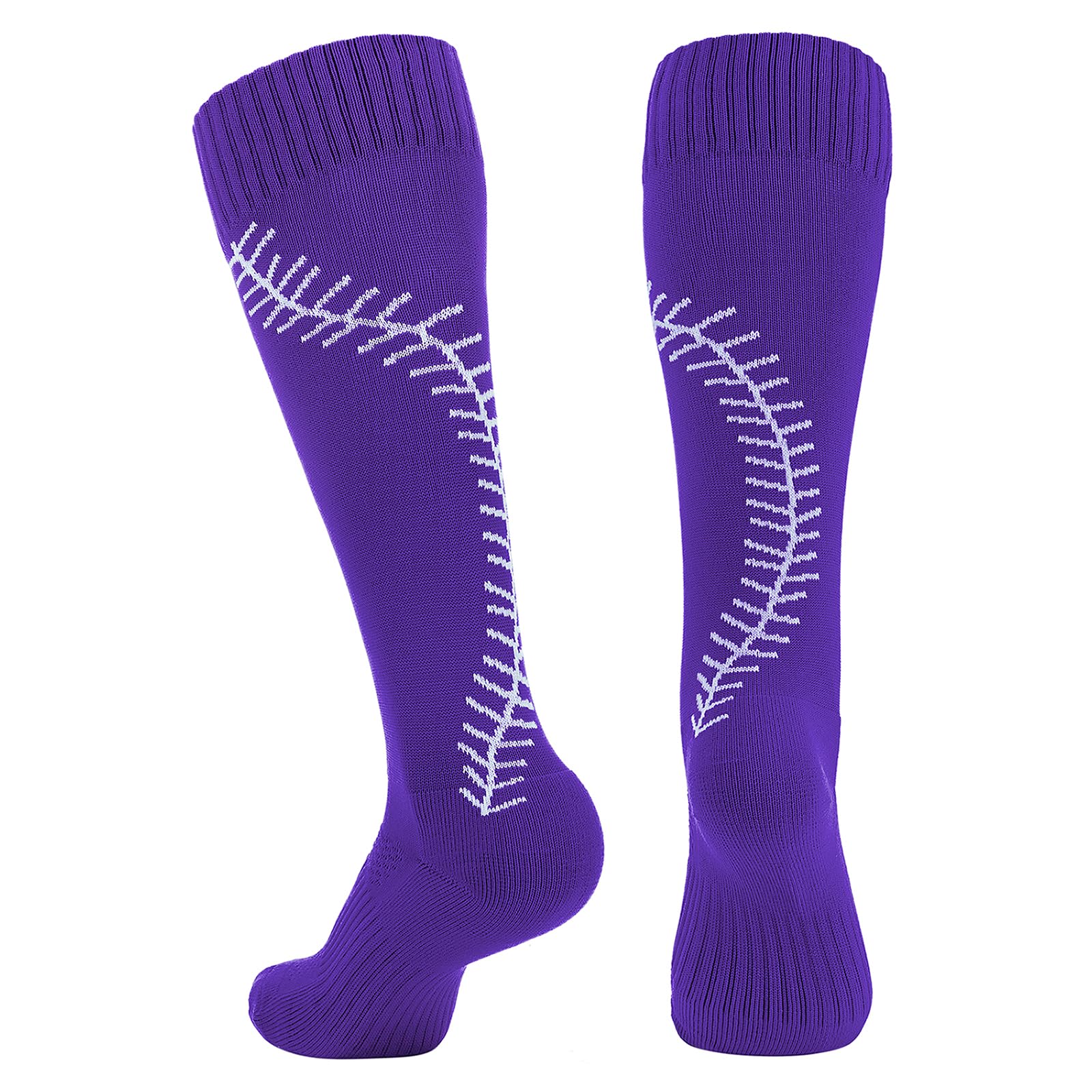 American Trends Softball Socks with Stripes, Knee High for Women Girls