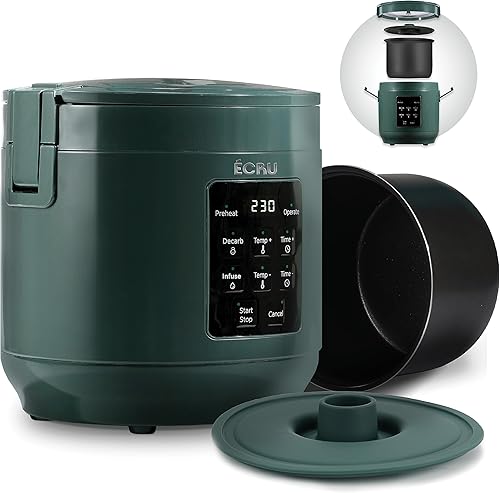 Infusor de descarboxilador de hierbas 2 en 1-3oz máquina de Decarb para infusión de mantequilla