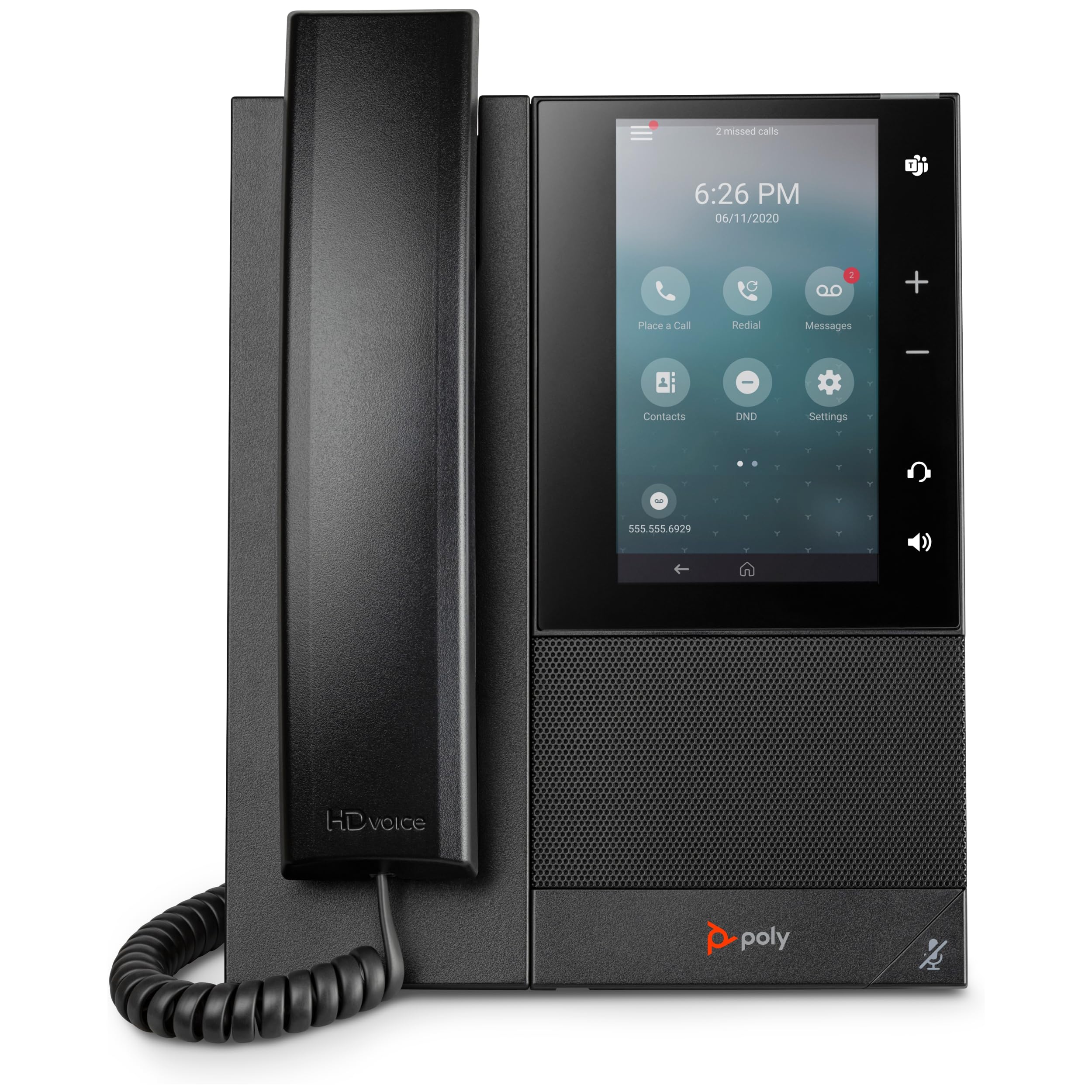 HP Poly CCX 500 Business Media Phone with Open SIP and PoE Enabled