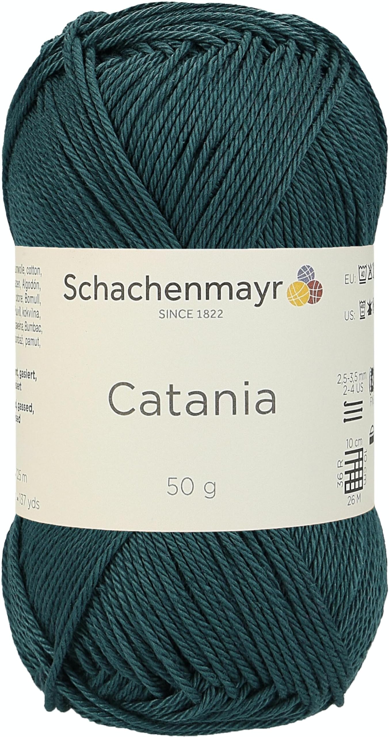 Schachenmayr Catania 9801210-00244 agave Handstrickgarn, Häkelgarn, Baumwolle