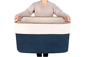 MINTWOOD Large Woven Basket Entryway