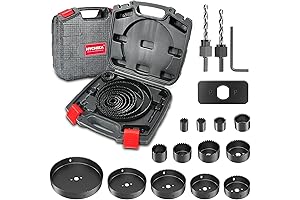 Hychika 19 Pcs Hole Saw Kit, 3/4" - 6" (19 - 152...