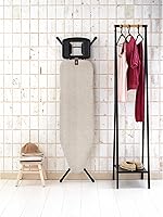 Vista 3 de Brabantia - Tabla de planchar B – Soporte para plancha de vapor sólido – Altura ajustable – Patas de goma antideslizantes – Funda 100% algodón