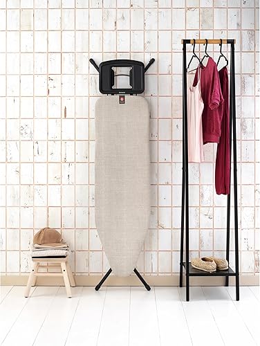 Miniatura 3 de Brabantia - Tabla de planchar B  Soporte para plancha de vapor sólido  Altura ajustable  Patas de goma antideslizantes  Funda 100% algodón de