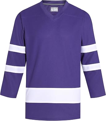 Blank Mens Ice Hockey Jerseys for Adult Unisex Authentic Team Game Shirts Long Sleeve Sports Fan Tops
