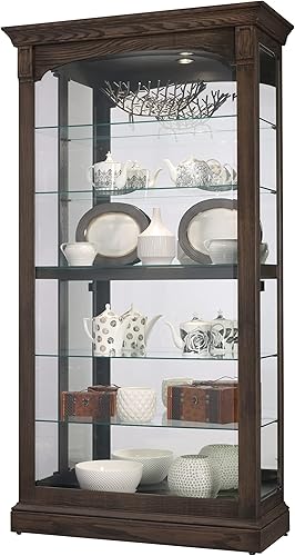 Howard Miller Flora III Curio roble bruñido