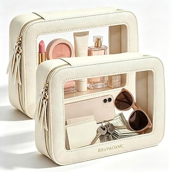 Clear Makeup Bag Travel Toiletry Toiletry Case for Women