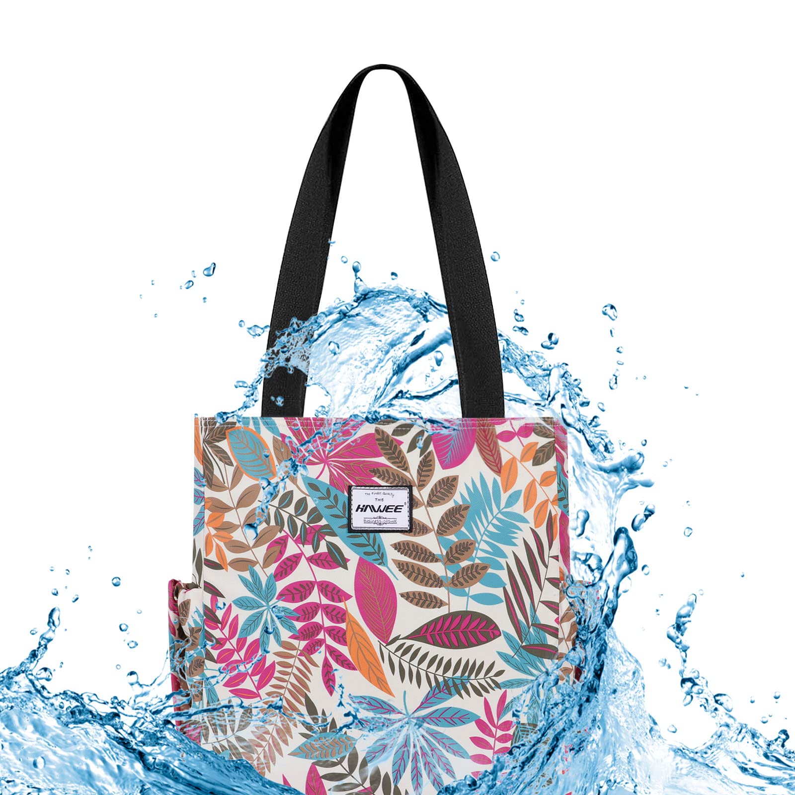 Donna Borsa Tote con Zip Leggera Borsa a Tracolla Casual Borsa a Mano Moda Borsa a Spalla Grande Borsa della Spesa Impermeabile Borsetta per Viaggio Scuola Lavoro Quotidiano Vita Yoga Spiaggia