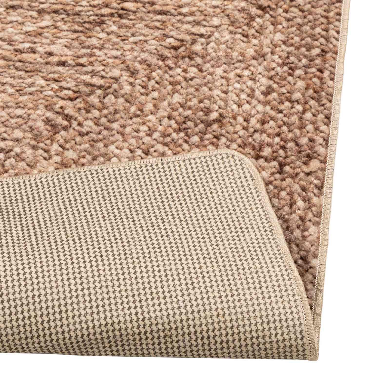 Marsa Tapis de couloir jaune 80 x 100 cm en polyester et PVC lavable antidérapant à poils courts pour couloir, chambre à coucher moderne et protège le sol