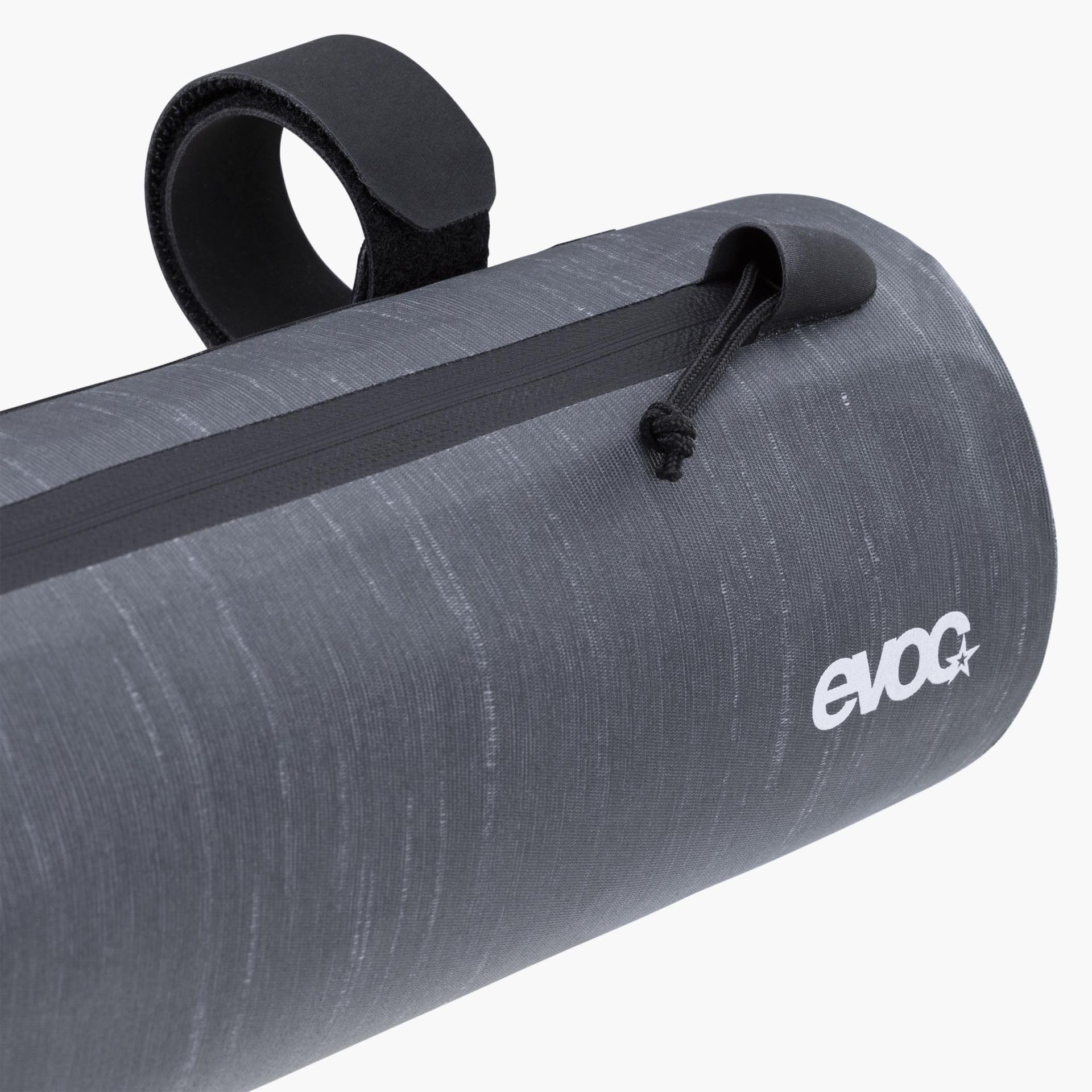 EVOC HANDLEBAR PACK BOA WP 1,5, sacoche de vélo pratique (sacoche de guidon moderne, sacoche frontale de vélo, volume: 1,5 l, dimensions: 12,5 x 12,5 x 30 cm, volume: 2,5 l), Carbon Grey