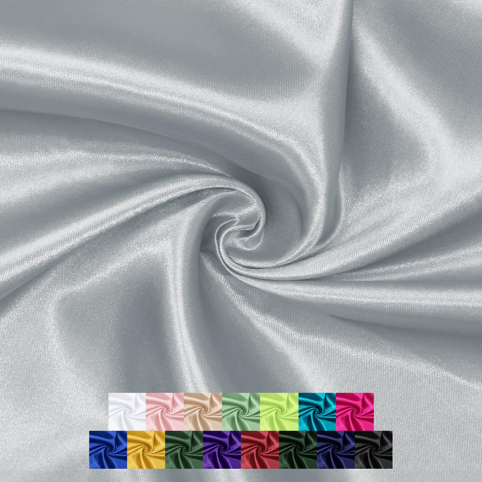 P Pothuiny 3 Yards Charmeuse Satin