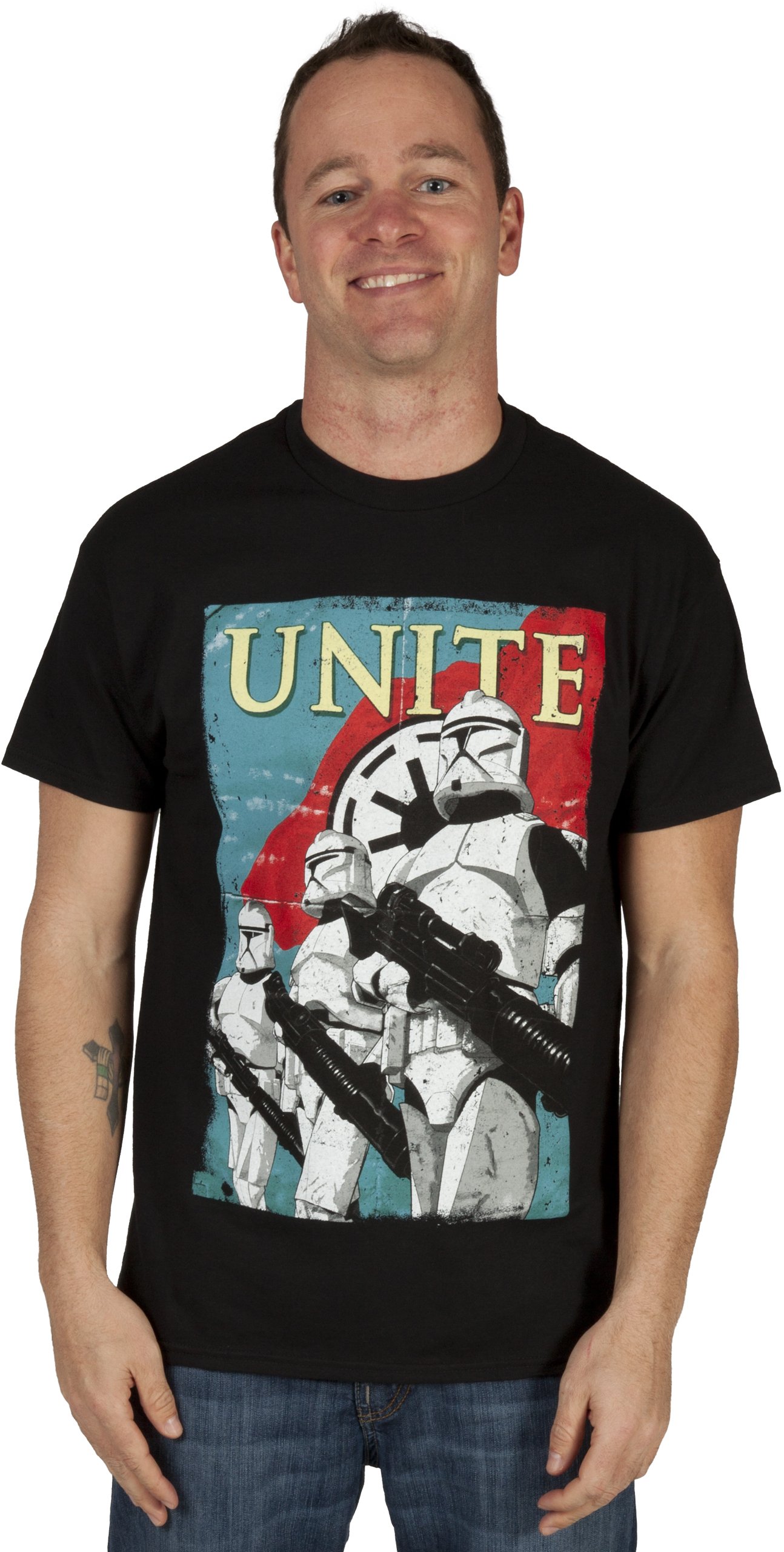 Star Wars Men's Star Wars Let Us Unite T-Shirt