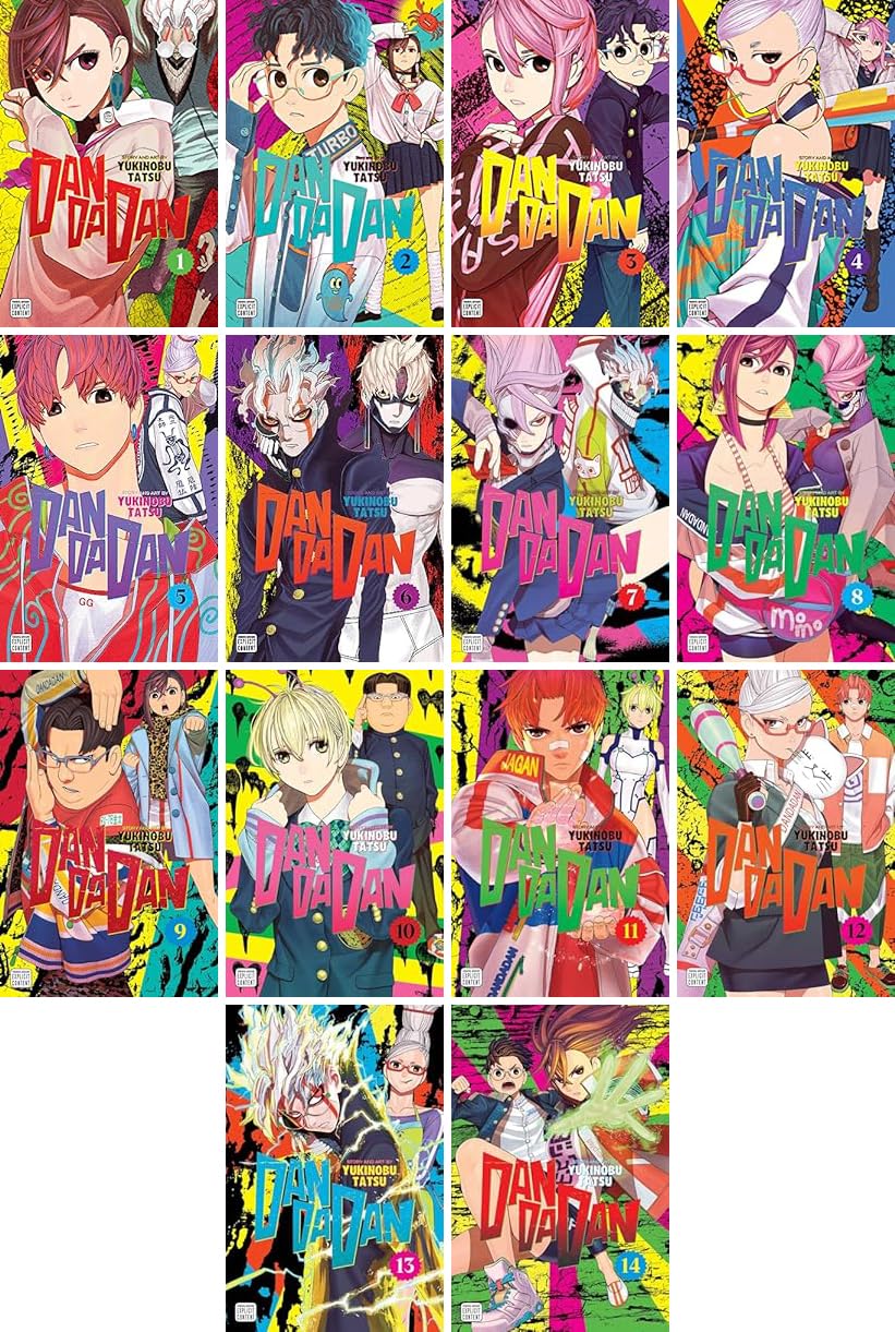 Dandadan, Vol. 1-14, Collection Set 14 Books Series, by Yukinobu Tatsu Paperback – December 17, 2024