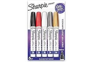 Oil-Based Permanent Paint Markers with Medium Point