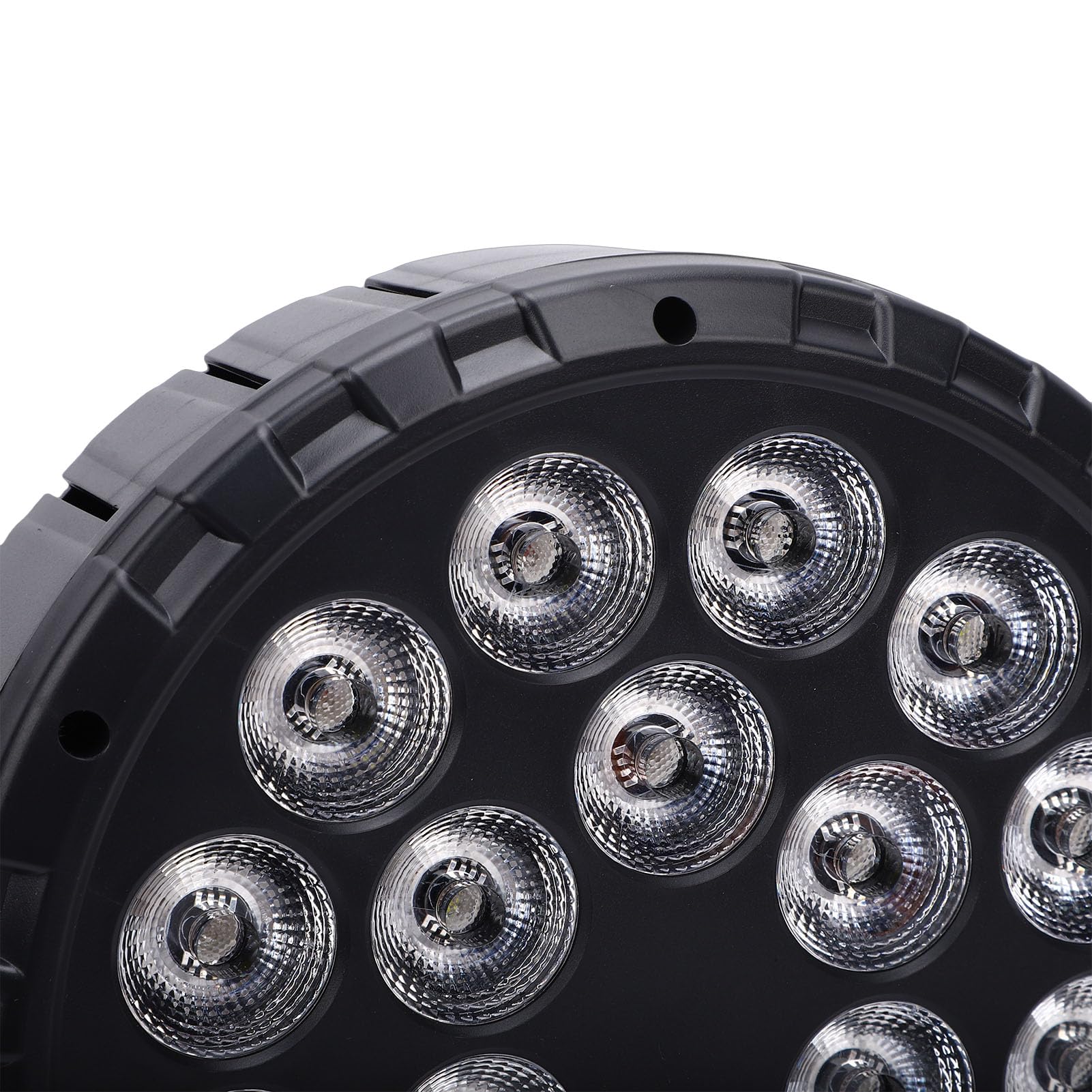 Fafeicy Luce par a LED da 60 W, Luce da Palco RGBW con Telecomando, 18 LED 4 in 1 per Attrezzatura DJ per Matrimoni, Lampada per Feste Attivata Dal Suono con Angolo del Fascio di (Spina UE 220V)