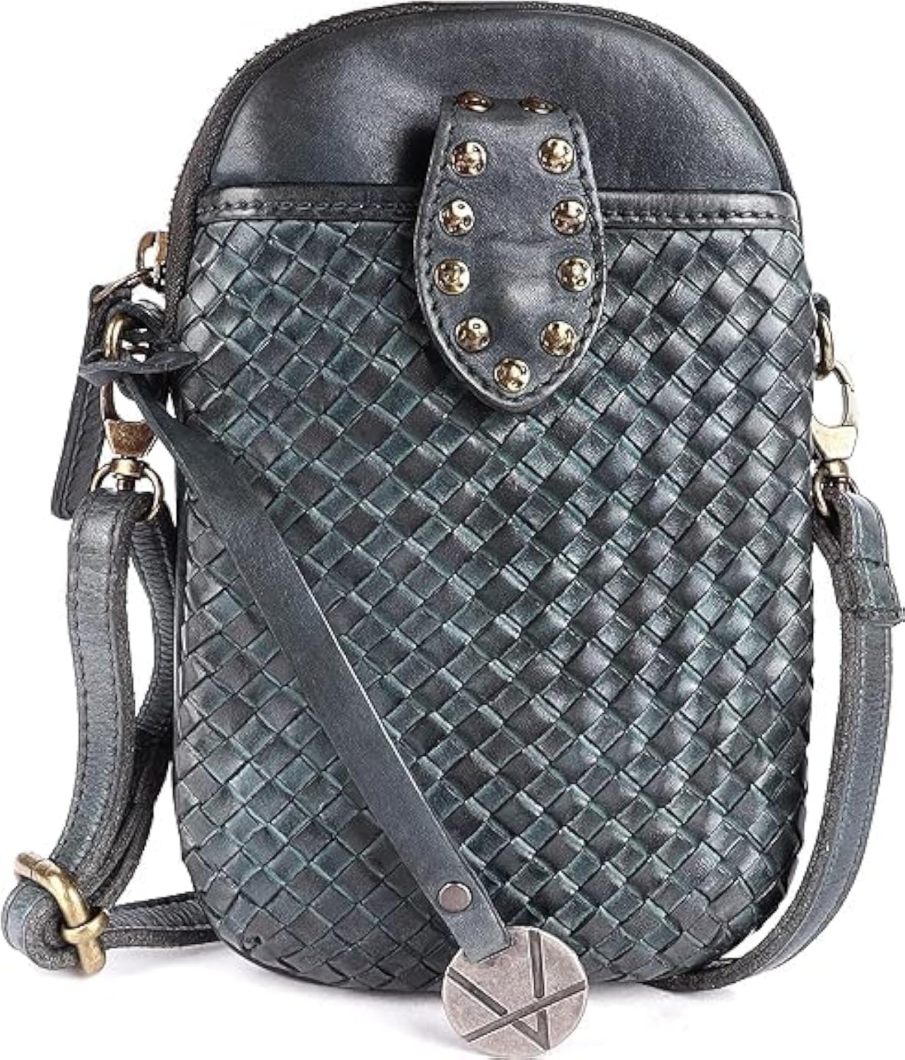 VILENCA HOLLAND 7.6 Inch Grey Genuine Leather Small Crossbody Bags For Women Cell Phone Purse,Trendy Casual Travelling Bag With Adjustable & Detachable Strap (B0CNM4ZK45) Amazon Price History, Amazon Price Tracker