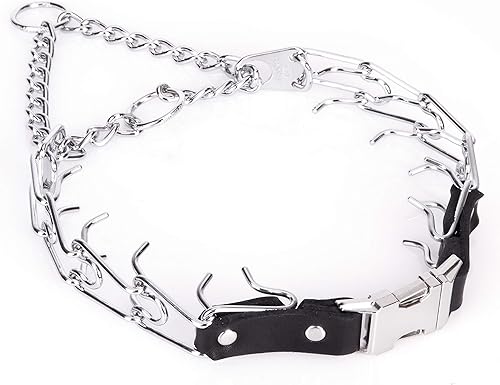 Herm Sprenger Collar de punta para entrenamiento de perros con hebilla de fácil liberación rápida, collar de perro hecho en Alemania con puntas de
