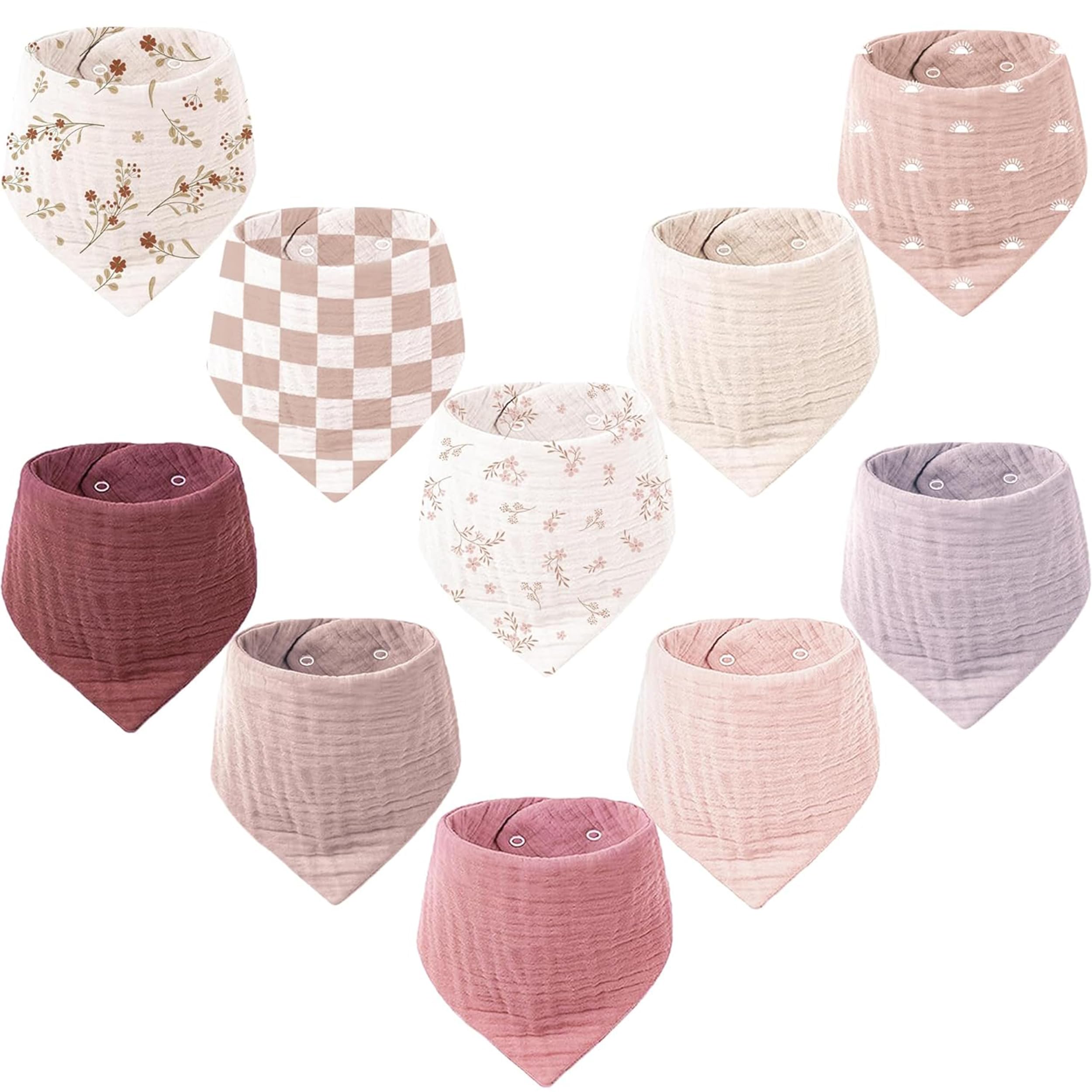 Konssy Muslin Bibs