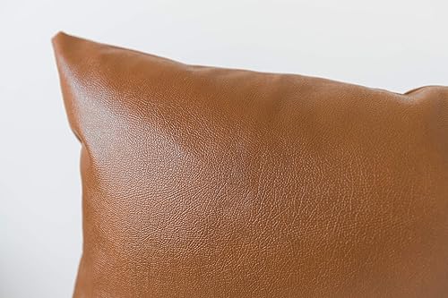 Miniatura 4 de Woven Nook - Funda de almohada lumbar decorativa moderna y lujosa de 12 x 26 pulgadas - Calidad duradera y lavable a máquina - Diseño Milo - Marrón