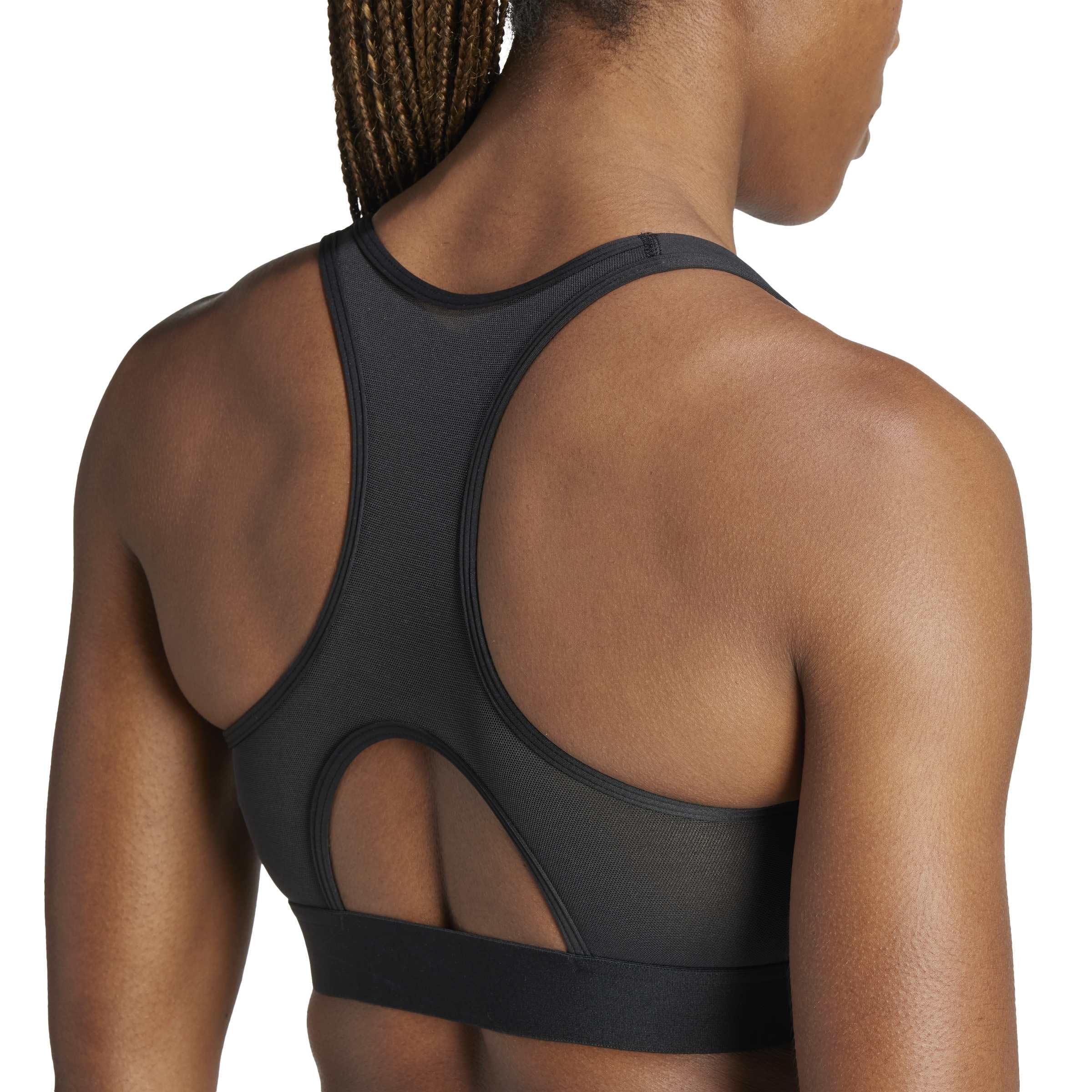 adidas Femme Powerreact Training Medium Support Zip Bra