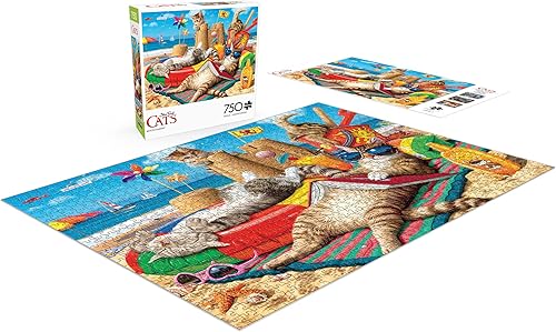 Miniatura 4 de Buffalo Games - Steve Read - Beachcombers - Rompecabezas de 750 piezas para adultos - Rompecabezas desafiante perfecto para noches de juego - Tamaño