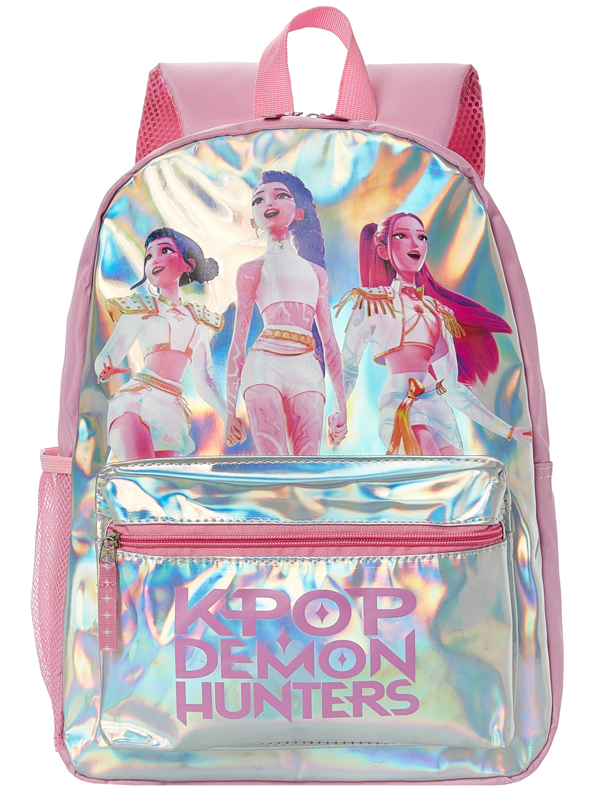 KPop Demon Hunters Zaino, Zaino Scuola Bambina Huntrix, Taglia Unica Rosa