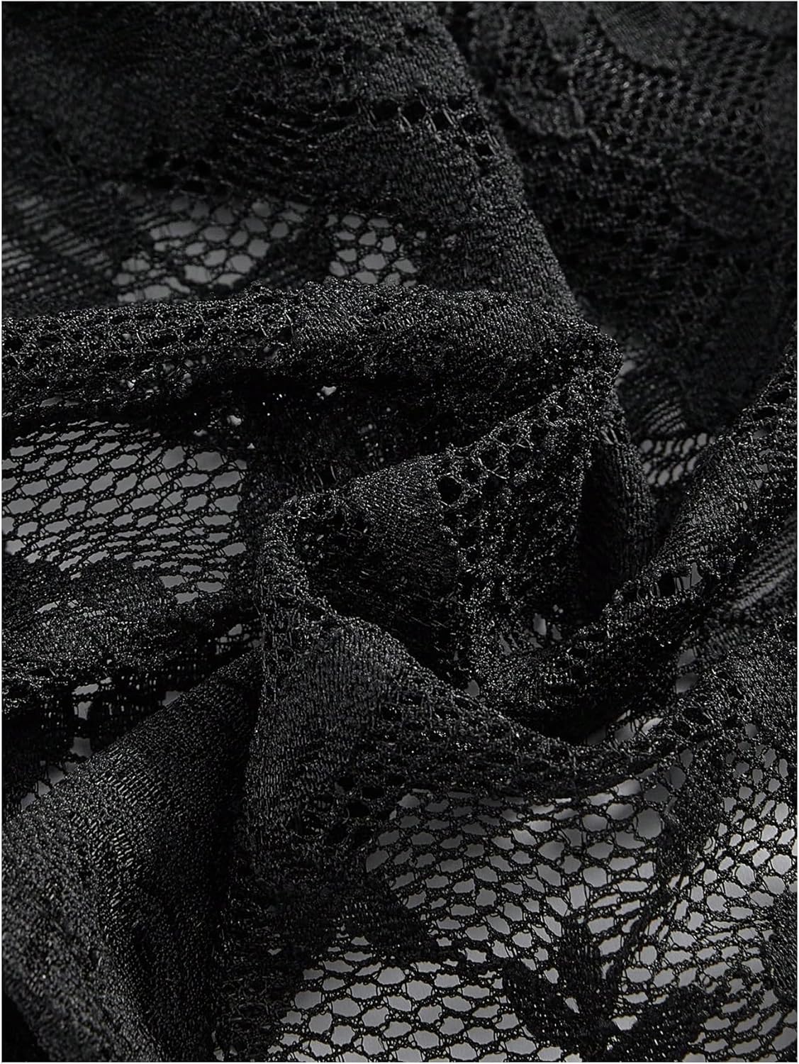 Verdusa Women's Y2k Gothic Goth Halter Top Mesh Sheer Backless Going Out Tops Emo Grunge Clothes Rave Outfits - Image 4