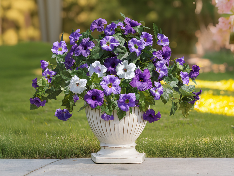 Amazon.com: HyeFlora Artificial Flowers for Outdoors 2PCS Faux