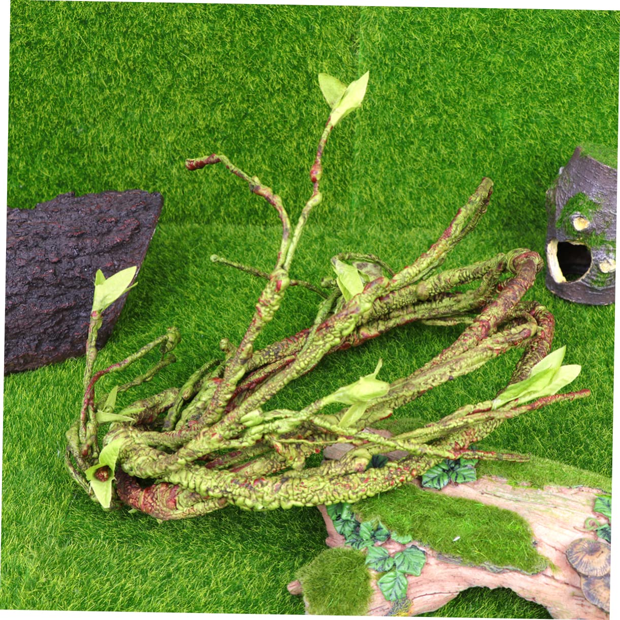 DOITOOL 3piezas Artificial De Rattan para Reptiles Simulación De Paisaje para Terrarios y