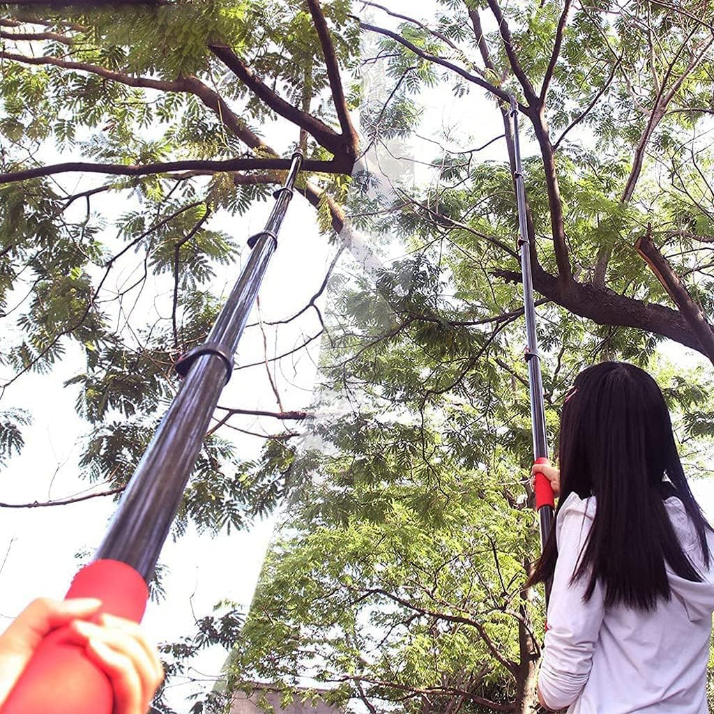 Telescopic Pole Saw Extendable Landscaping Pole Saw Adjustable Pruning Saws, for Pruning and Trimming Branches and Leaves 5.4m/18ft