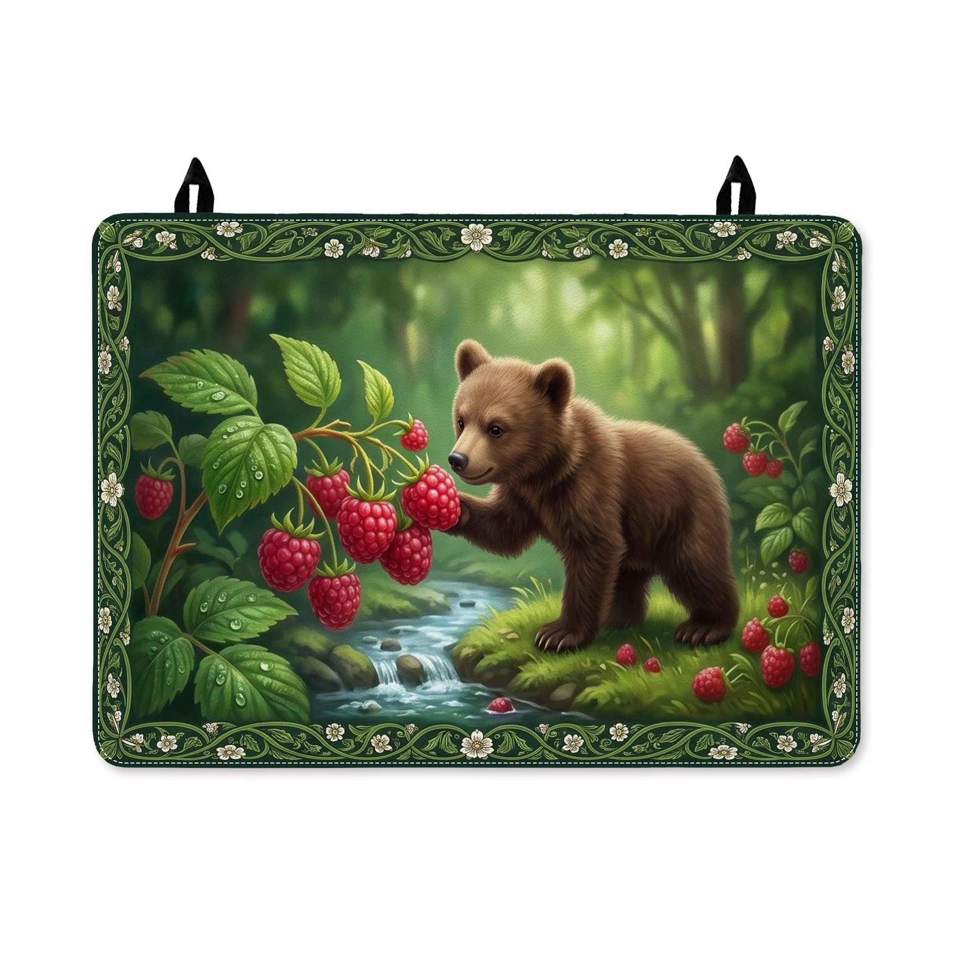 Plan de travail de cuisine électrique agrandi avec la housse Bear 71x50 cm