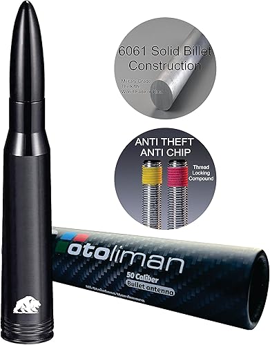 Antena tipo bala para coche y camión, accesorios para Ford F150 F250 F350 Super Duty Raptor Bronco Trucks Dodge RAM 1500 2500 3500 (se adapta a