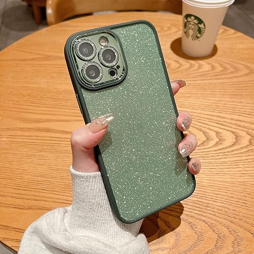 Miniatura 2 de Eiyikof Funda para iPhone 13 Pro Max con funda de metal de lujo para lente de cámara bonita funda protectora de silicona a prueba de golpes con