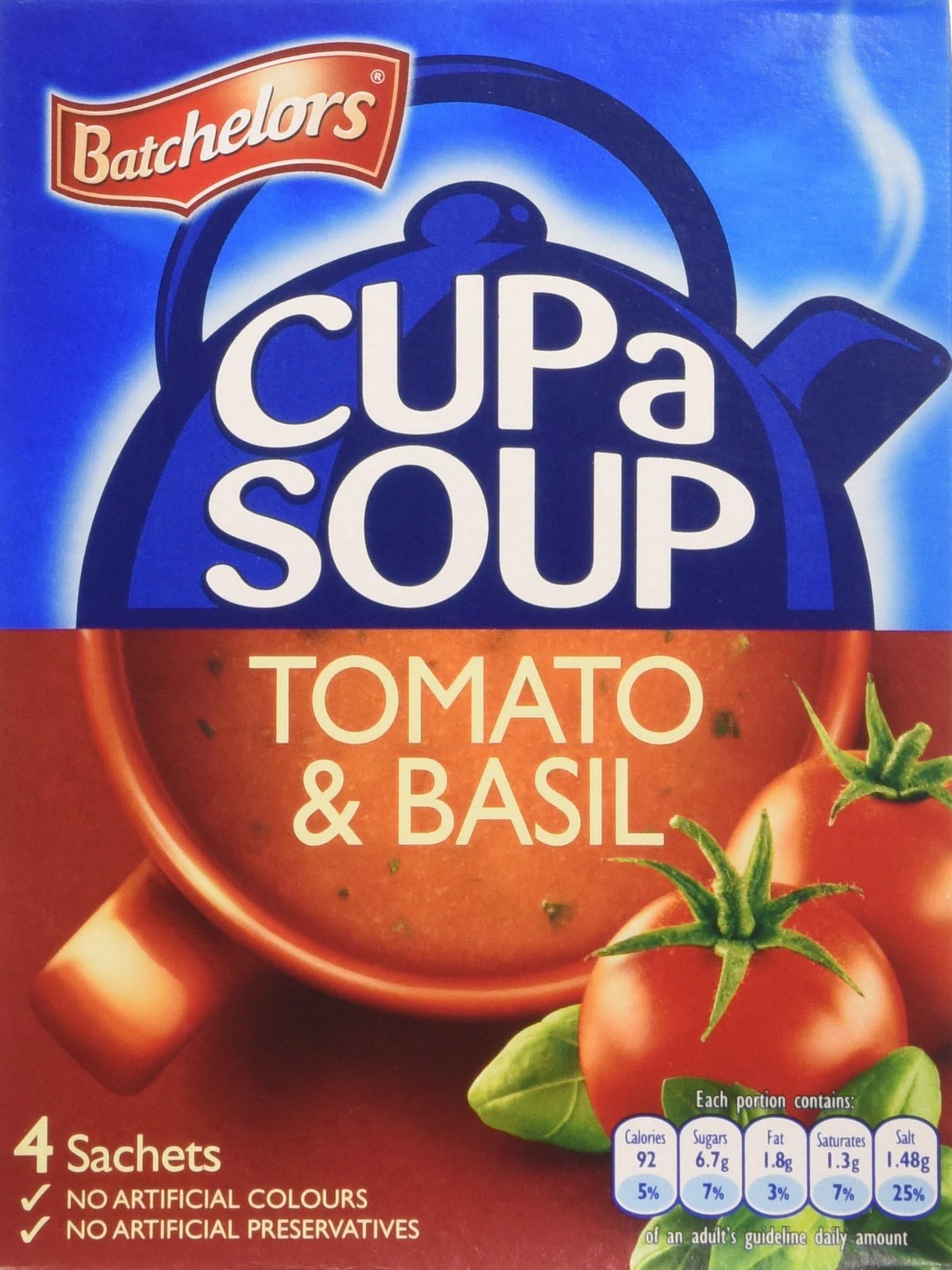 Cup a Soup, Rich Tomato and Basil, 104g