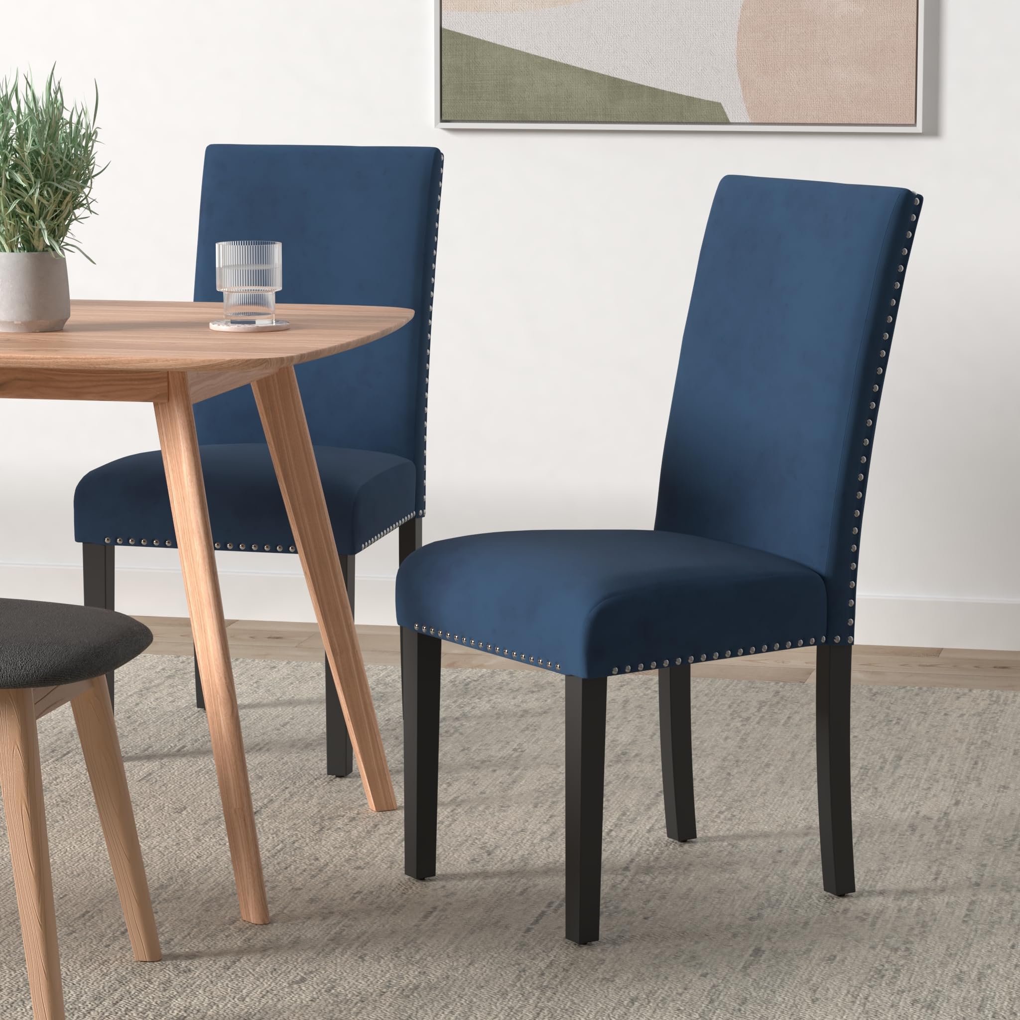 Amazon｜New Classic Furniture Celeste ブルーベルベット布張り