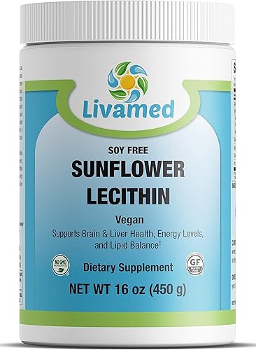 Polvo de lecitina de girasol (nueva bañera de PCR) 16 oz